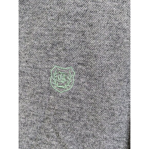 Kooples x Sport Mens L Polo Shirt Gray Short Sleeve Casual Cotton Preppy Relaxed - Picture 3 of 6